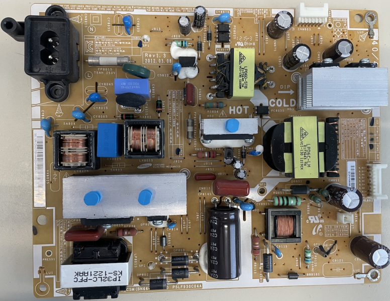 UE37EH5200 BN44-00498A PSLF930C04A PD46AV1_CSM REV1.3 Netzteil