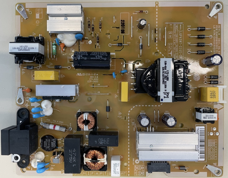 43UL3J-E LGP43NT-21U1-3P EAX69684301(1.1) EAY65895507 REV1.0  Netzteil