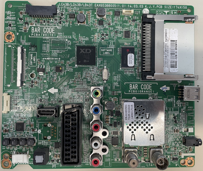 42LB561V  EAX65388005(1.0) EBT62987218 EBR77562844 Mainboard