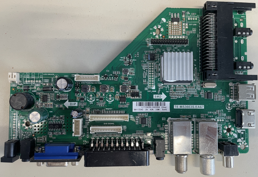 DVL-2862BK TE.MS3663S.EA67 BH-17242 Mainboard