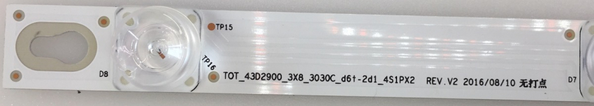 43UC6406, 43UC6316, 43UC6326 SET3 3xTOT_43D2900_3X8_3030C_d6t-2d1_4S1PX2 LED Backlight