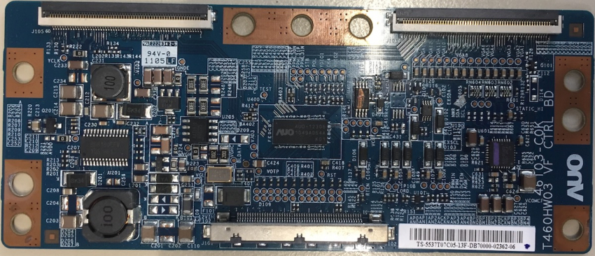 37LV3550 46T03-C0K T460HW03 VF CTRL BD TS-5537T07C05  T-Con