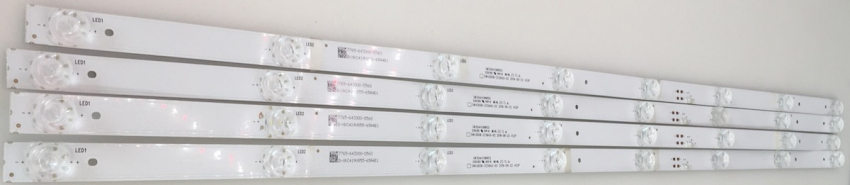 43TY62 SET4 4x 303SW430052 SW43D08-ZC56AG-02 LED Backlight