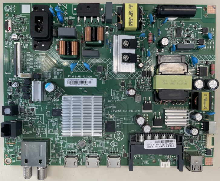 55PUS7607 715GC925-C0H-000-004D 704TQMPL209 Mainboard