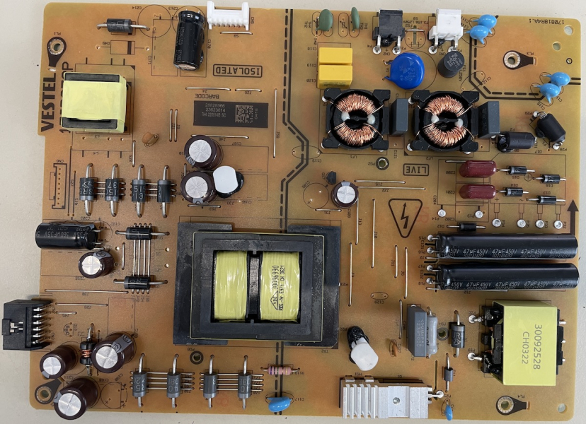 TX-43HXW704 17IPS72P 23623614 power board