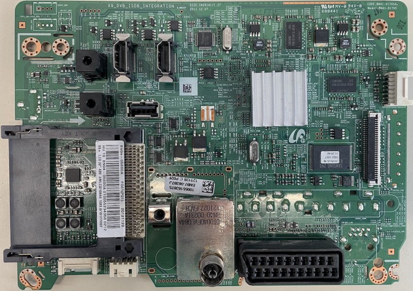 LE32E420E2W BN41-01795A BN94-05680A X9_DVB_ISDB_INTERGRATION Mainboard