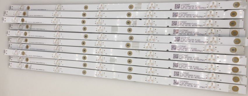 H55NEC5202 H55N5305 HD550N3U H55NEC5205 Set10 10xEVERLIGHT LBM550M0501-LE-5 0 LED Backlight