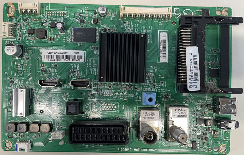 40PFK4100 715G6947-M01-000-004Y 703TQFPL121 CBPFENBBA9CT Mainboard