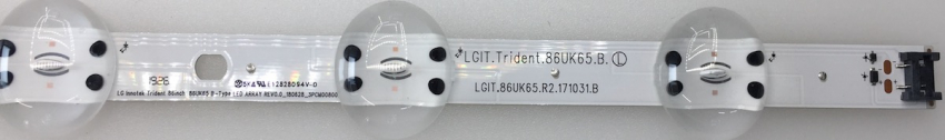 86UM7600 Set12 6x 86UK65.R2.171031.A  A-Type LED ARRAY REV0.0_180628_3PCM00799 und 6x  86UK65.R2.171031.B  B-Type LED ARRAY REV0.0_180628_3PCM00800 LED Backlight
