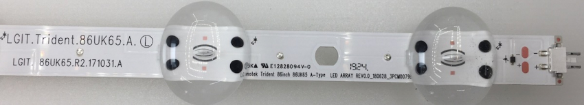 86UM7600 Set12 6x 86UK65.R2.171031.A  A-Type LED ARRAY REV0.0_180628_3PCM00799 und 6x  86UK65.R2.171031.B  B-Type LED ARRAY REV0.0_180628_3PCM00800 LED Backlight