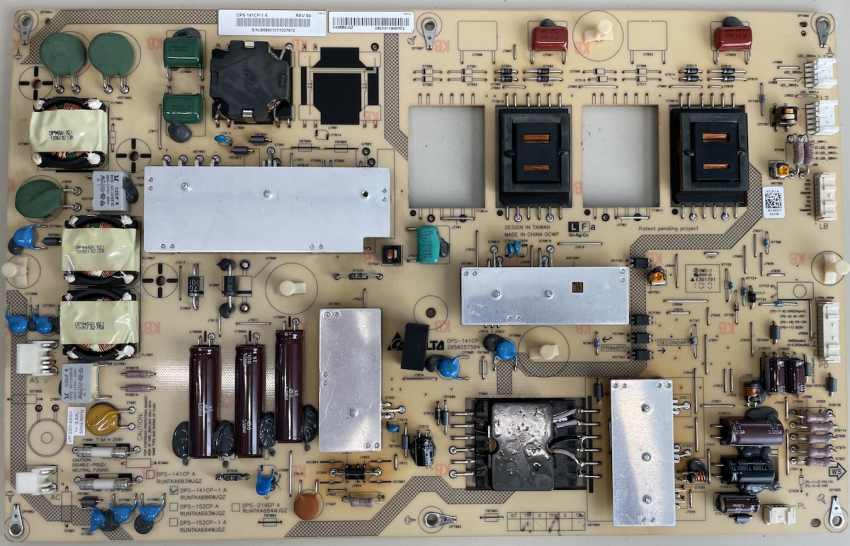 LC-46LE820E  DPS-141CP-1A REV:S4 2950257504  RUNTKA686WJQZ Netzteil