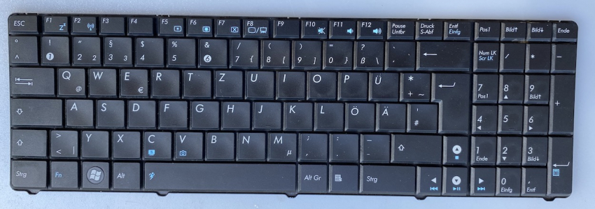 MP-07G76D0-5283 Tastatur für Asus K70AB