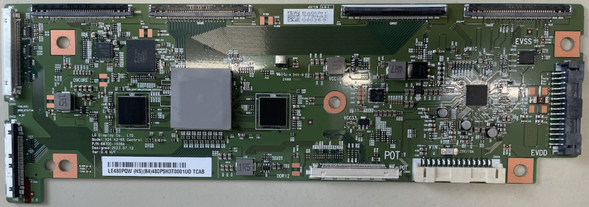 OLED48C47LA LE480PQW(HS)(B4) 7794A2 6870C-1039A T-con