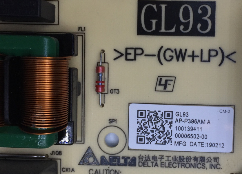 KD-85XG8596  AP-P396AM A 2955056303 GL93 100139411 Netzteil