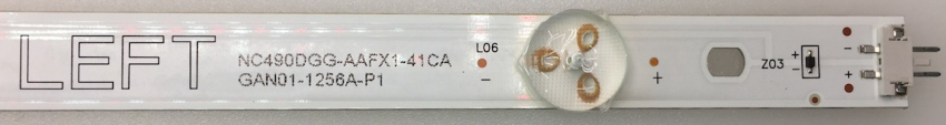 LEFT NC490DGG-AAFX1-41 CA GAN01-1 256A-P1 LED Backlight z.B für 49UJ6309