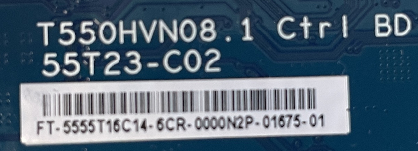 55GFB6622  T550HVN08.1 55T23-C02 FT-5555T16C14 T-Con