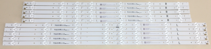 TOV65AQU-5023C SET10 5x JL.D65071330-0020R-M_V01 5x JL.D65081330-0200L-M_V01 LED Backlight