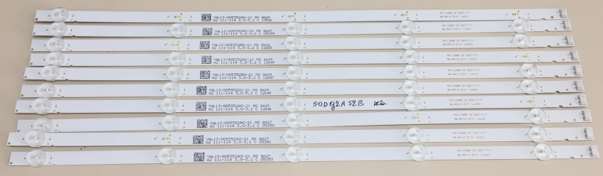 50DG2A52B SET10 10x YAL13-00535280-21 MS-L1898 V2 2017-7-7 LED Backlight