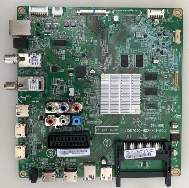 Motherboard TV PHILIPS 32PFS6402/12 715G7030 M02 B01 005K 703TQJPL058 F8FBX200CT