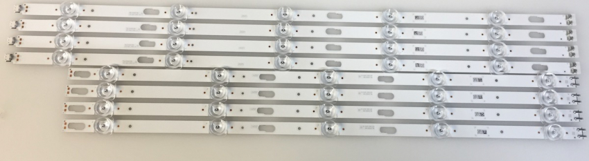 GU55TU7199 GU75TU7079U SET 4x  E466169 TEJA0248855R XY-MH 94V-0  4x E466169 TEJA0248855L XY-MH 94V-0 LED Backlight