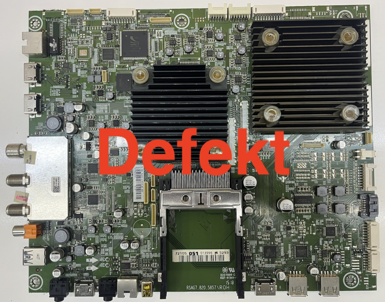 DEFEKTE Mainboard RSAG7.820.5857ROH aus LOEWE ART 40 CH-TYP SL310