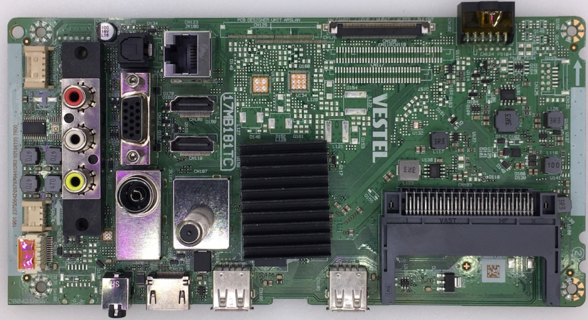 43LED5221B 17MB181TC 23755642 Mainboard