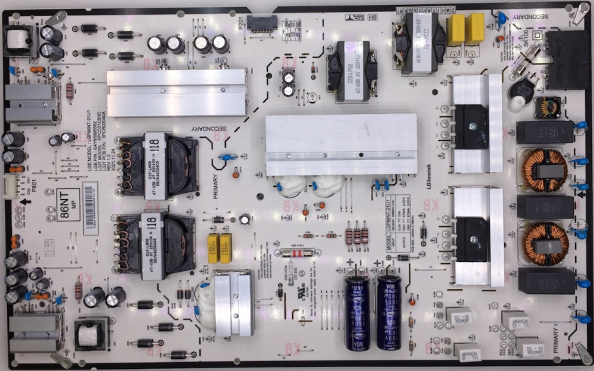 86UQ91009LA  LGP86NT-21U1 EAY65895562 EPCD31CB1D REV:1.0 power board