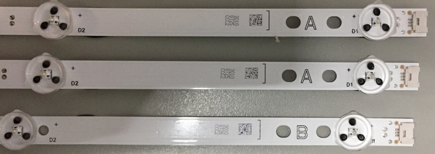D42F553X2CCW 43LED5201B 43LED5221B Set3 2x A-Type 17DLB43VER13-A  B-Type und  1x 17DLB43VER13-B LED-Backlight