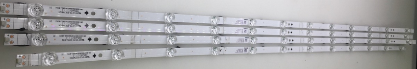 H55B7100 H55BE7200 H55B7300 SET4 4x CRH-BX55V1U513030T04128CL-Rev1.1 LED Backlight