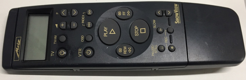 METZ VEQ1667 RA52 Fernbedienung für 9877 SVHS Videorecorder PAL Original