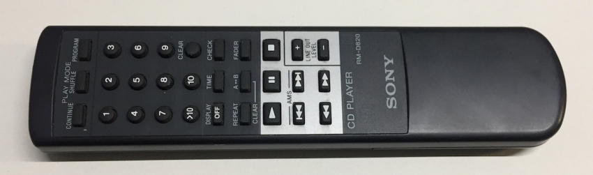 Sony RM-D820 Universal remote control Original