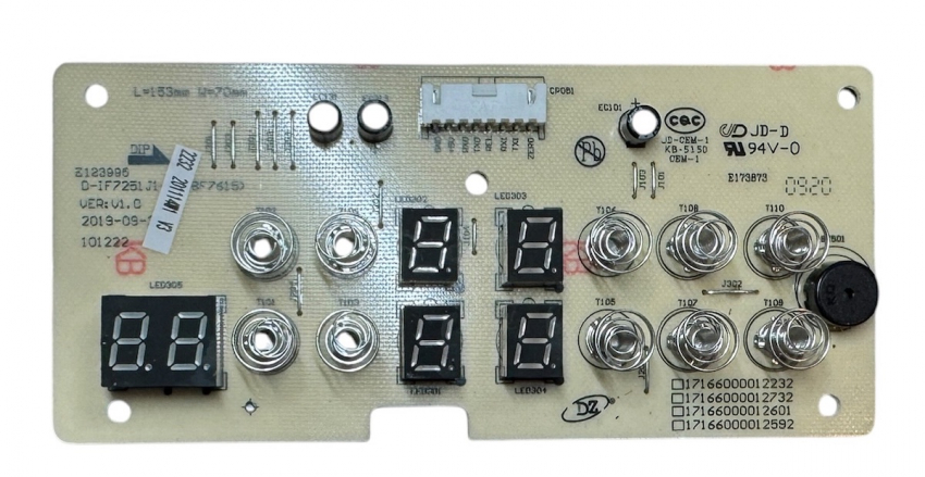 Bedienmodul D-IF7251J1-A (BF7615) VER:1.0 101222