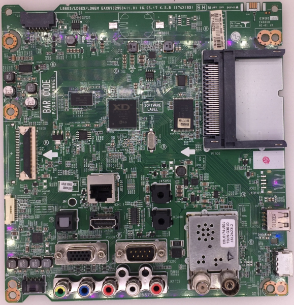 32LW341H EAX67029504(1.0) 63741502 Mainboard