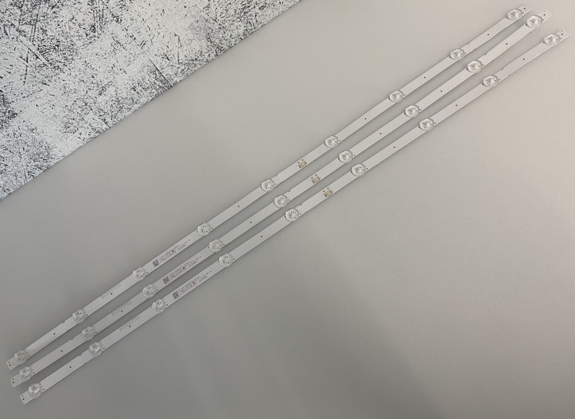 CRH-CG43Q20303003099AQREV1.0 7700-643000-D700 Set 3x LED Backlight für 43MUB7011 43GFB6070