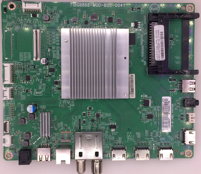 43PUS7956 43PUS7906 Mainboard 715GB868-M0D-B05-004Y 703TQLPL010