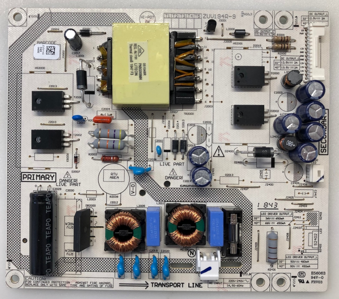 Netzteil ZUV194R-9 ZUV140 für 32GFB7926 32GHB5746 32GFB6100 32GHB5732 32GHB5742