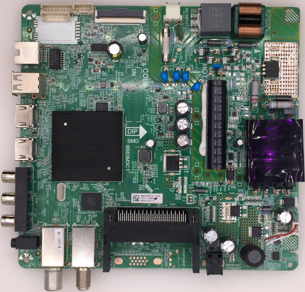 SMART43XTV2 6683M3C1 4715-6683M3-A2233G01 CB3J2331-S Mainboard