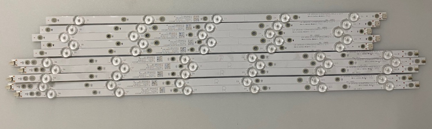 SET5 5x LB-GM3030-GJPHP585X11AA12-L-2-Y LINKS + 5x LB-GM3030-GJPHP585X11AA12-R-2-Y RECHTS LED-Backlight für 58PUS6504