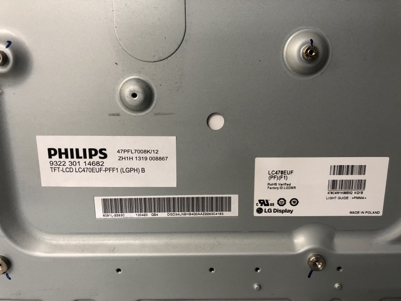 LCD/LED Panel LC470EUF-PFF1 (LGPH)B z.B. für Philips 47PFL7008K