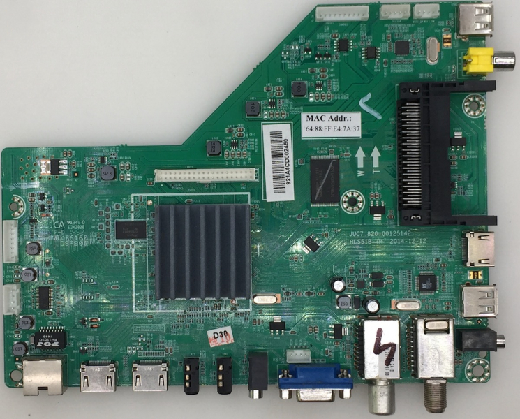 LED49D1100ISK  JUC7.820.00125142 HLS51B-IM  Mainboard