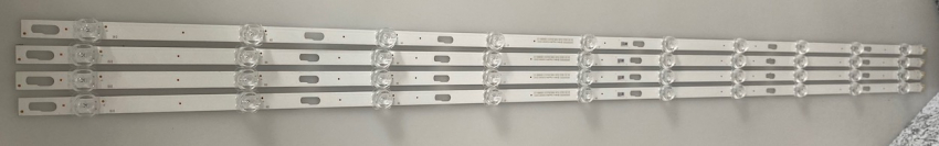 Set 4x 30-55-0D23-4x10-1085.65x12.5-200808-1.5 261501010103 LED-Backlight für GU55TU8079