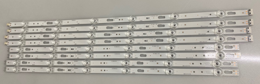 Set8   4xSVC580A23_L(LM41-00891A / 909A / 873D) 50458A und 4xSVC580A23_R(LM41-00892A / 910A/ 874D)  50459A LED-Backlight für GU58TU7199 GU58TU7179
