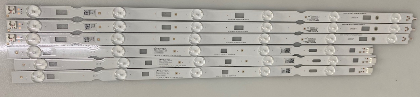 Set6 3x SE55D11L-ZC22AG-03 Left ZTE60600-AA L4_OCEAN_E5_CDM_L05_V1.0_TBK_LM41-01005A  und 3x SE55D11R-ZC22AG-03 ZTF60600_AA L4_OCEAN_E5_CDM_R06_V1.0_TBK_LM41-01006A LED-Backlight für 55GUB7140 55GUB7040 55VOE71