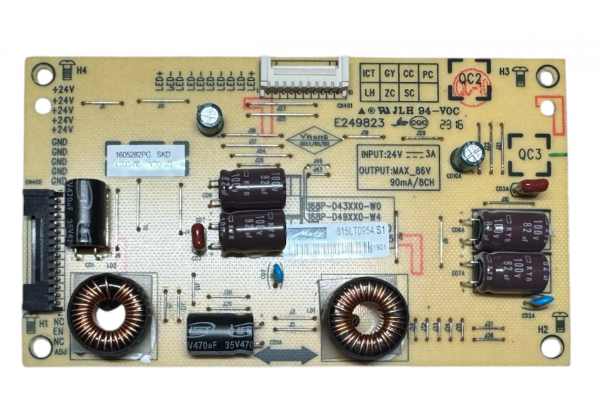 43TX95 43TW19 43TX68 43TX78 43TX769 43TX89 LED Driver 168P-D43XX0-W0 615LT0954.S1