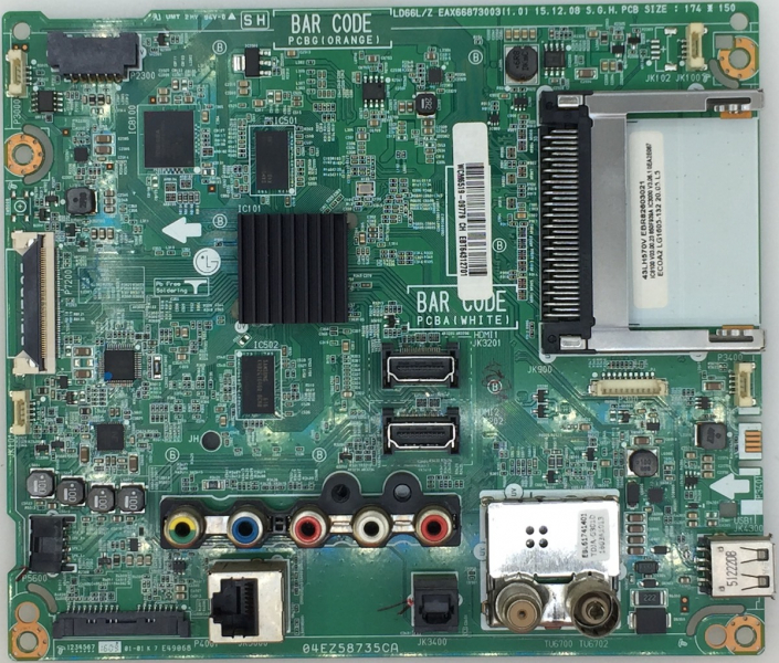 43LH570V EAX66873003 (1.0) 64312701 Mainboard