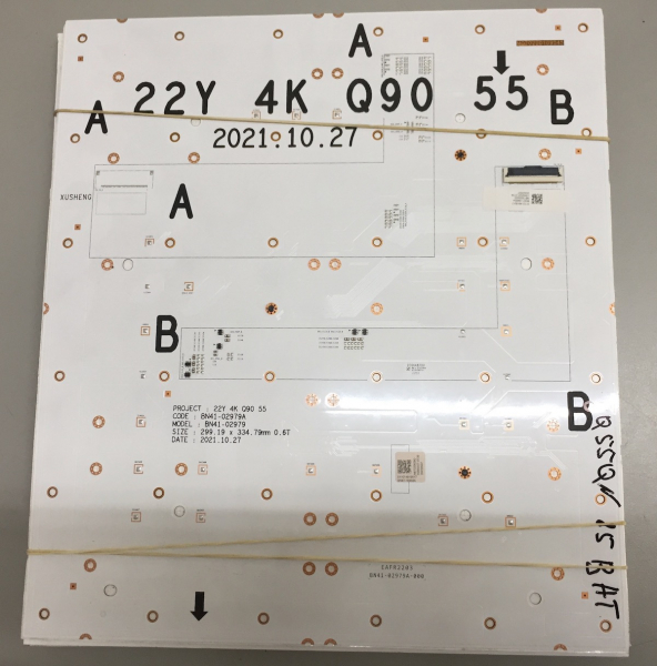 GQ55N55BAT set8 8x 22Y 4K Q90 55 BN41-02979A BN97-19455 LED Backlight