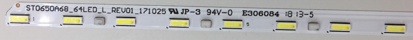 KD-65XF8505 KD-65XF8599 KD-65XF8588 LED Backlight ST0650A68_64LED_L_REV01_171025