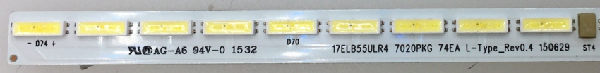 L55U300N4CW LT-55VU83A 17ELB55ULR4 7020PKG 74EA L-Type_Rev0.4 150629 LED Backlight