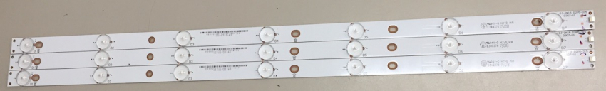 SET3 3x GJ-2K15 D2P5-315 D307-V1 01L68 LED Backlight für 32PFK5500, 32PFK4100/12