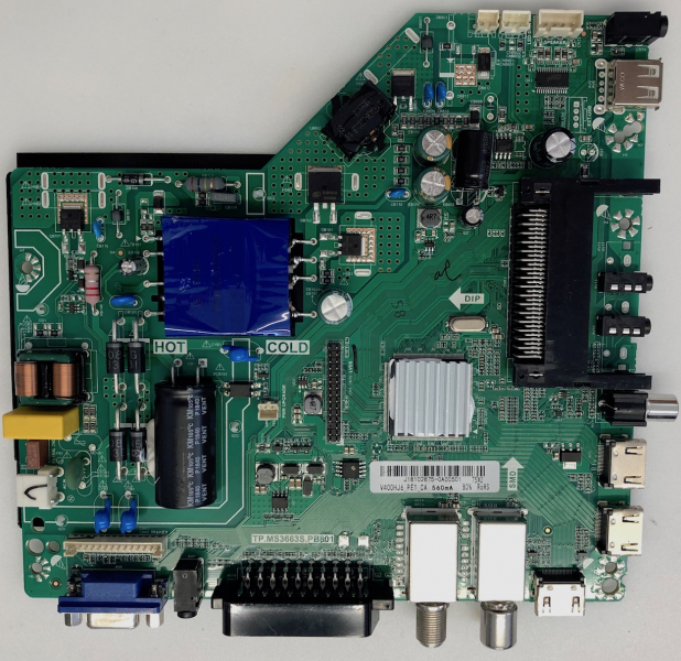 Ankaro ANK-CL-4004 Dyon Live 40PRO Enter40Pro-X Mainboard TP.MS3663S.PB801 V400HJ6-PE1 65W3